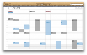 14-Tage-Ansicht in iCal