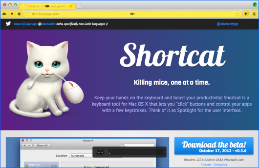 Shortcat mit Chrome